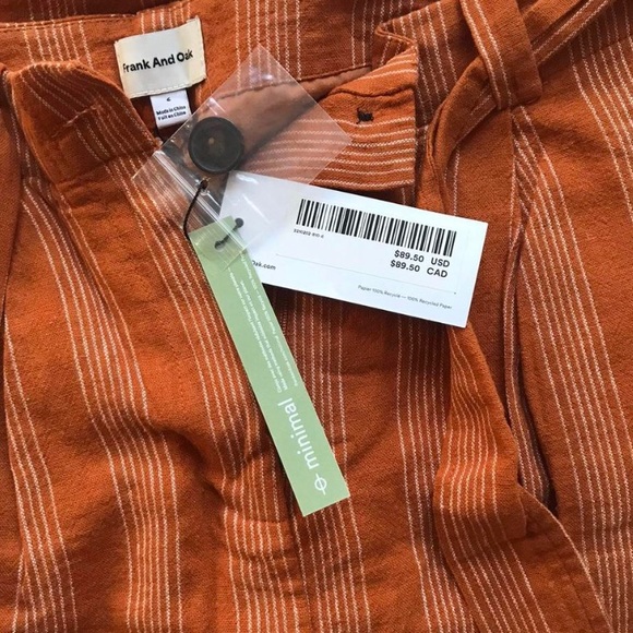 Frank and Oak Linen Trousers - Picture 2 of 7